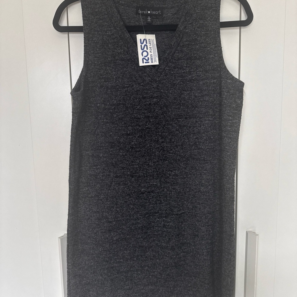 Derek Heart Charcoal Tank Top